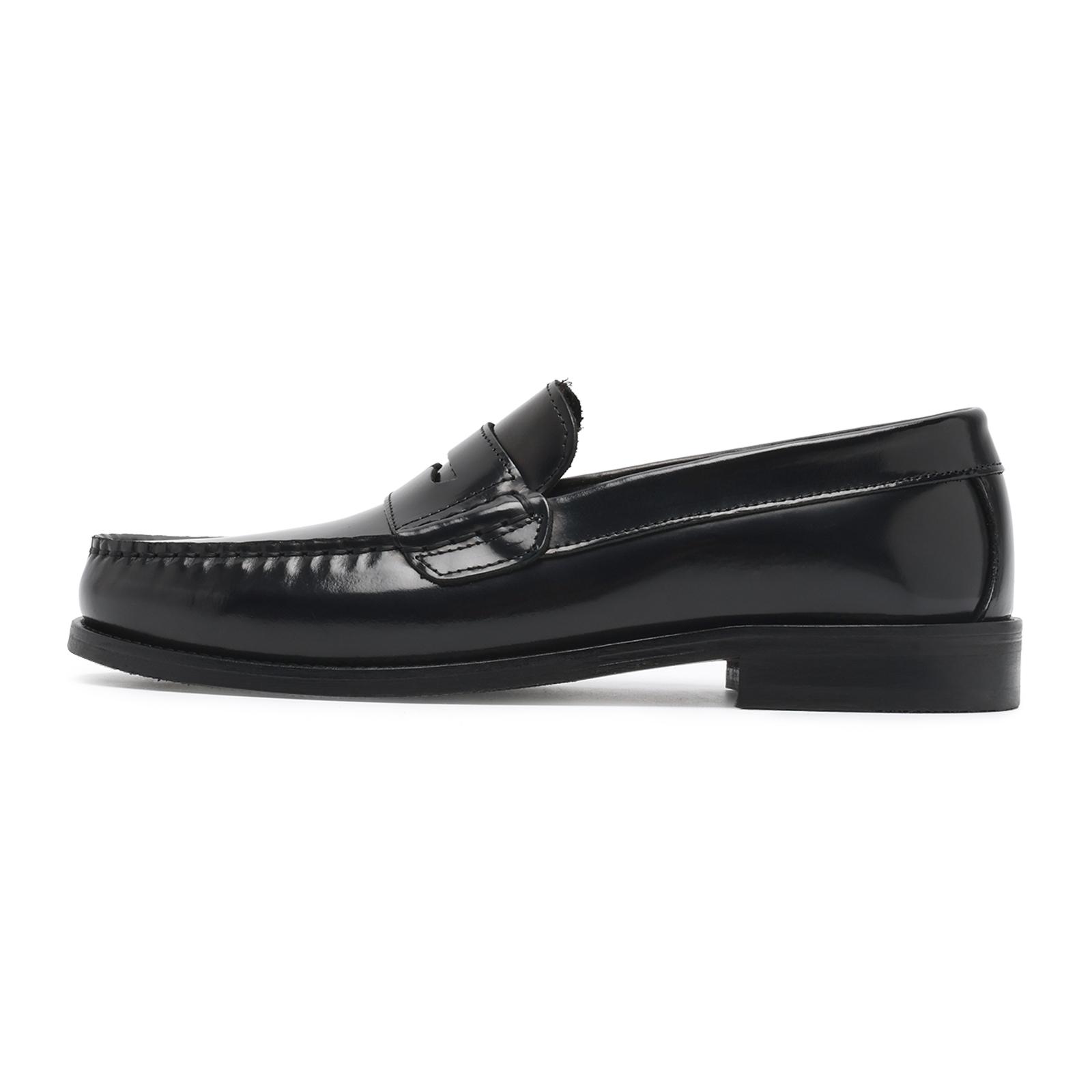 Garment Project Miles Penny Loafer Schuhe Schwarz